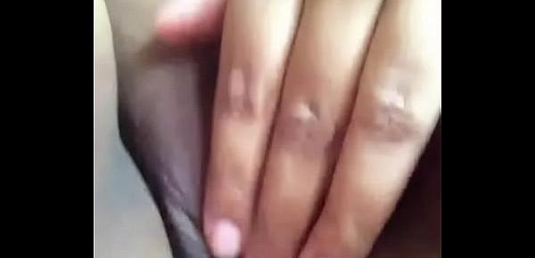  India shaved pussy finger play